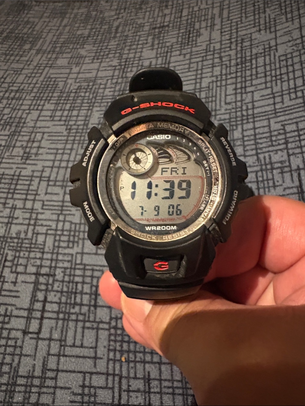Casio G-Shock e-Databank G-2900 (2548) Data Men's Watch - NEW BATTERY